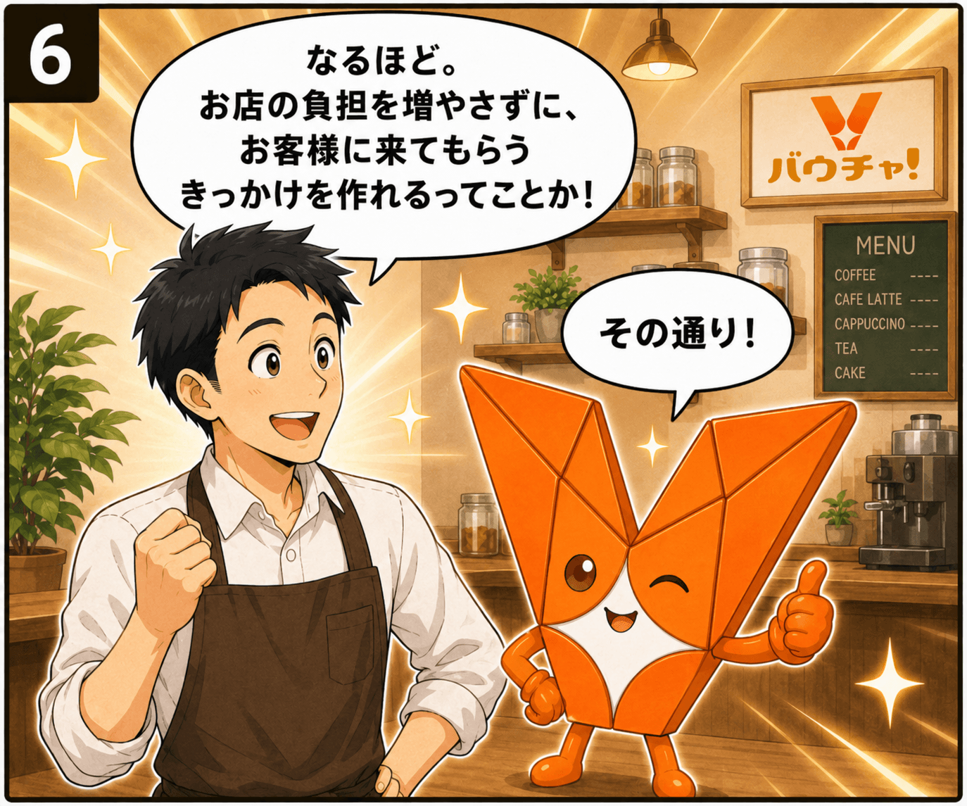 バウチャ!紹介スライド 第2章 6 / 6(全27枚)